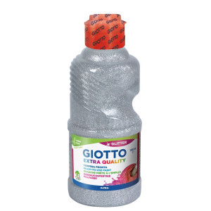 ΤΕΜΠΕΡΑ GLITTER ΑΣΗΜΙ 250ml GIOTTO