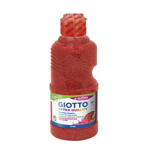 ΤΕΜΠΕΡΑ GLITTER ΚΟΚΚΙΝΟ 250ml GIOTTO