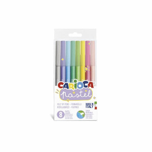 ΜΑΡΚΑΔΟΡΟΙ ΖΩΓΡΑΦΙΚΗΣ PASTEL 8ΧΡΩΜΑΤΩΝ CARIOCA 43032