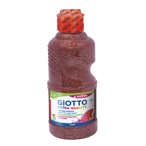 ΤΕΜΠΕΡΑ GLITTER ΜΠΡΟΝΖΕ 250ml GIOTTO