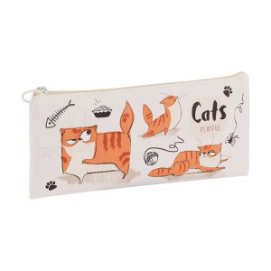 MESHU ΚΑΣΕΤΙΝΑ  "CATS", 20x10cm, ECO LEATHER