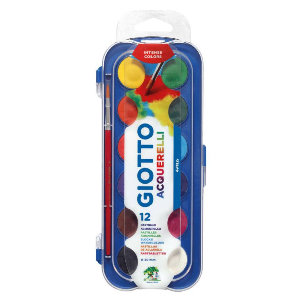 ΝΕΡΟΜΠΟΓΙΑ 12ΧΡΩΜΑΤΩΝ GIOTTO 30MM