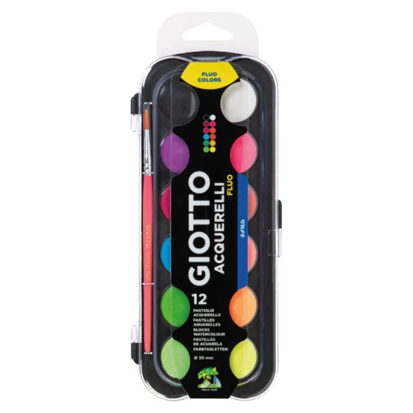 ΝΕΡΟΜΠΟΓΙΑ 30mm FLUO 12ΧΡΩΜ. GIOTTO