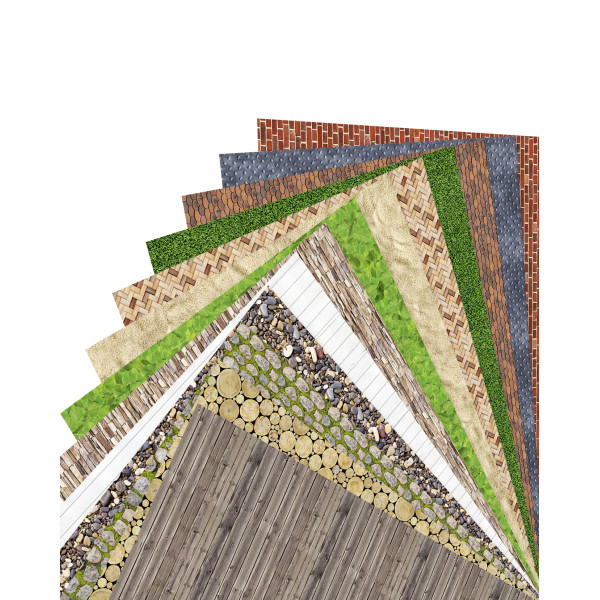 ΧΑΡΤΙ ΜΕ ΣΧΕΔΙΑ 80ΓΡ ΣΕΤ  13 ΦΥΛΛΑ  50x70 cm