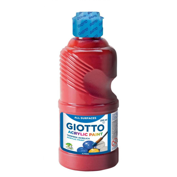 ΑΚΡΥΛΙΚΗ ΜΠΟΓΙΑ ΚΟΚΚΙΝΗ 250ML GIOTTO