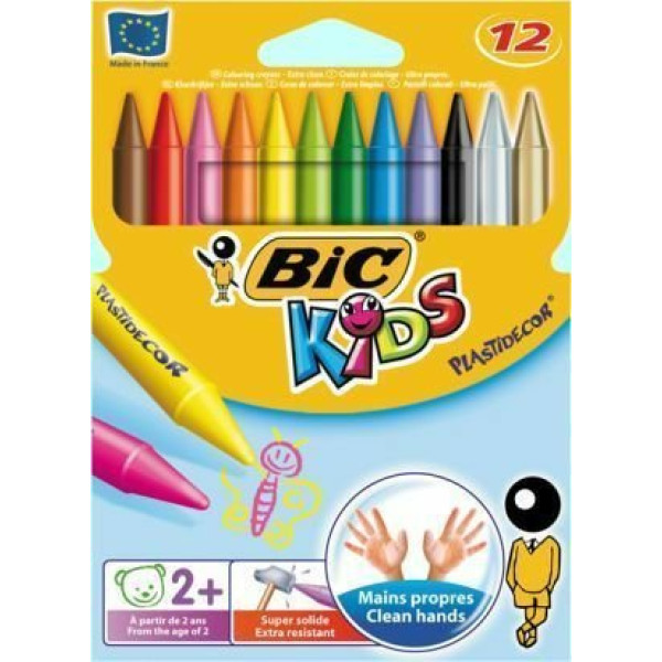 ΣΕΤ ΚΗΡΟΜΠΟΓΙΕΣ KIDS 12 ΧΡΩΜΑΤΩΝ BIC