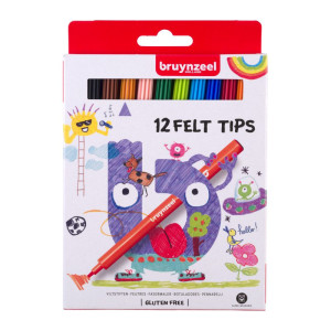 BZL KIDS FELT TIPS SET 12