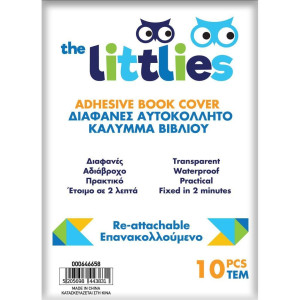 ΑΥΤΟΚΟΛΛΗΤΟ ΚΑΛΥΜΜΑ ΒΙΒΛΙΟΥ THE LITTLIES ΔΙΑΦΑΝΟ 10 ΤΜΧ. 50X36 ΕΚ.