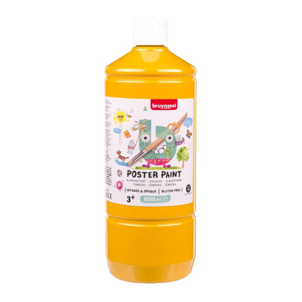 ΤΕΜΠΕΡΑ  POSTER PAINT 241  1000ML SUN YELLOW BZL