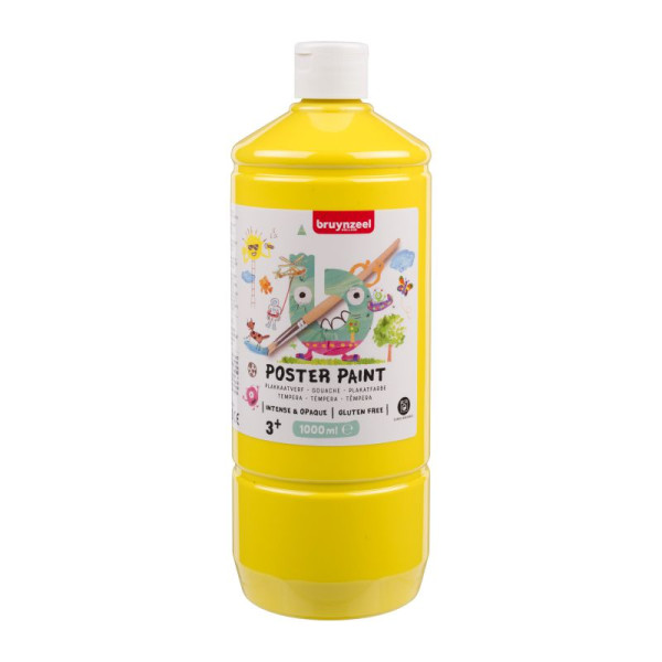 ΤΕΜΠΕΡΑ  POSTER PAINT 275  1000ML ΚΙΤΡΙΝΟ BZL