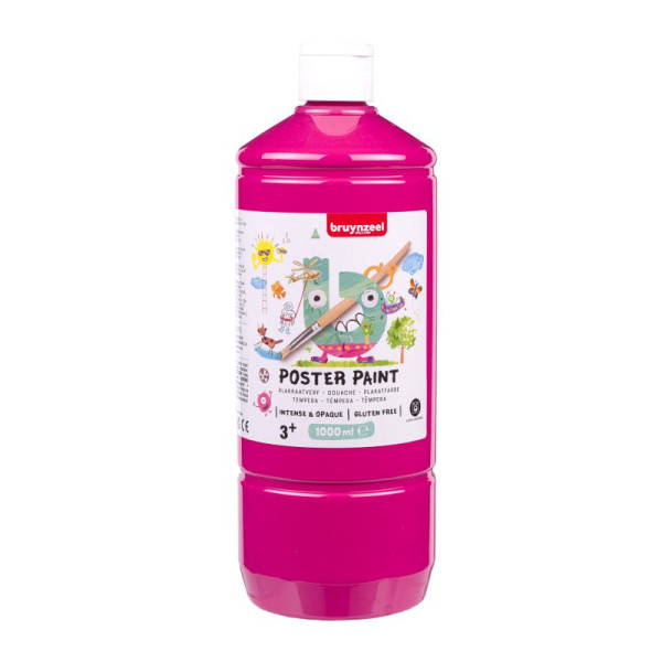 ΤΕΜΠΕΡΑ  POSTER PAINT 357  1000ML ΡΟΖ BZL