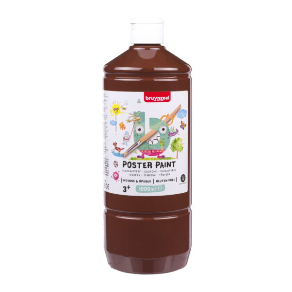 ΤΕΜΠΕΡΑ  POSTER PAINT 400  1000ML ΚΑΦΕ BZL
