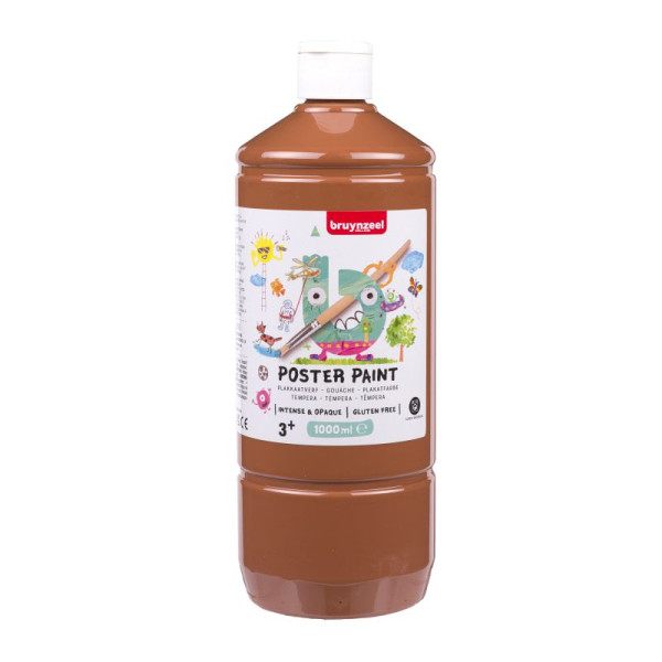 ΤΕΜΠΕΡΑ  POSTER PAINT 401  1000ML ΚΑΦΕ BZL