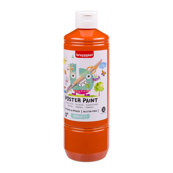 ΤΕΜΠΕΡΑ  POSTER PAINT 235  500ML ΠΟΡΤΟΚΑΛΙ BZL