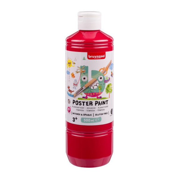 ΤΕΜΠΕΡΑ  POSTER PAINT 332  500ML PRIM.RED BZL
