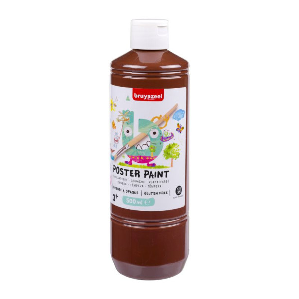 ΤΕΜΠΕΡΑ  POSTER PAINT 400  500ML ΚΑΦΕ BZL