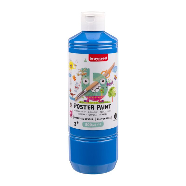 ΤΕΜΠΕΡΑ  POSTER PAINT 501  500ML L. BLUE BZL