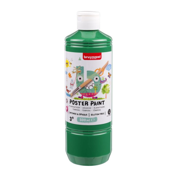 ΤΕΜΠΕΡΑ  POSTER PAINT 600  500ML ΠΡΑΣΙΝΟ BZL