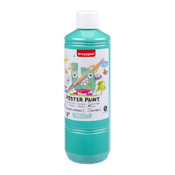 ΤΕΜΠΕΡΑ  POSTER PAINT 603  500ML TURQUISE BZL
