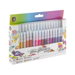ΜΑΡΚΑΔΟΡΟΙ ΖΩΓΡΑΦΙΚΗΣ ΣΕΤ 36ΤΕΜ MINI MARKERS