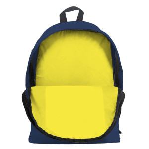 ΤΣΑΝΤΑ ΠΛΑΤΗΣ MONOCHROME PLUS COLORED INSIDE ΜΠΛΕ NAVY MUST
