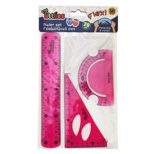 ΣΕΤ ΓΕΩΜΕΤΡΙΚΟ FLEXI 3ΤEM 20cm ΣΕ 2 ΧΡΩΜΑΤΑ THE LITTLIES
