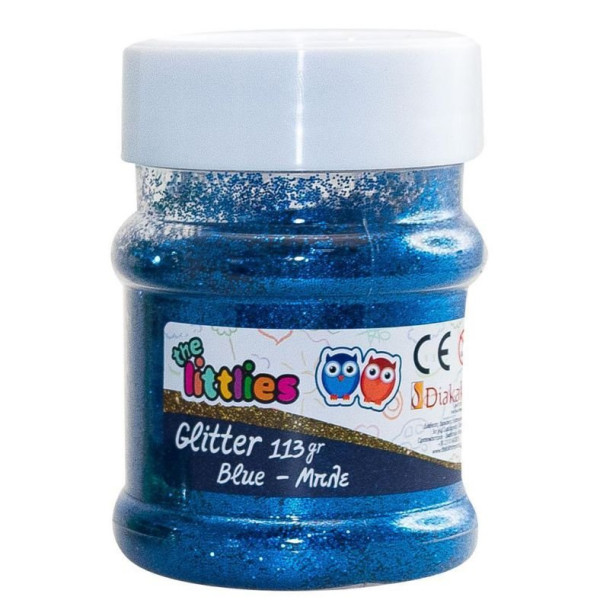 ΧΡΥΣΟΣΚΟΝΗ GLITTER ΜΠΛΕ 113g THE LITTLIES