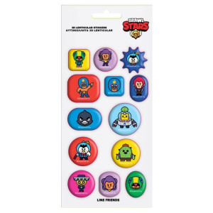 ΑΥΤΟΚΟΛΛΗΤΑ 3D LENTICULAR "BRAWL STARS"