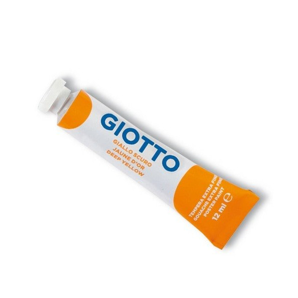 ΤΕΜΠΕΡΑ 12ml ΚΙΤΡΙΝΟ ΣΚΟΥΡΟ GIOTTO EXTRA FINE