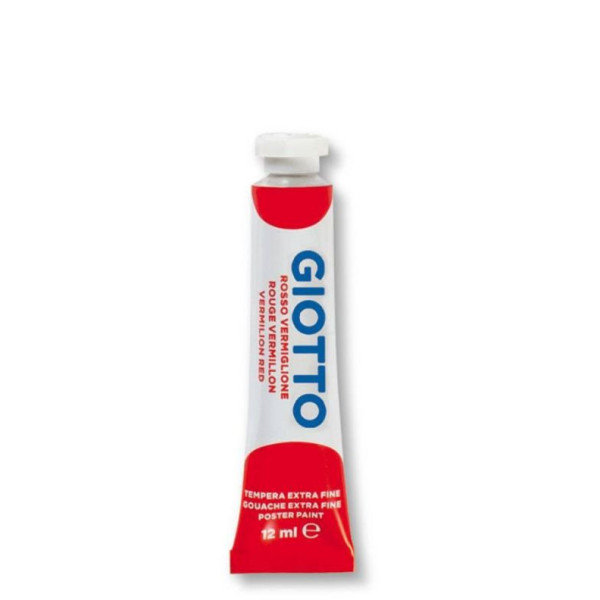 ΤΕΜΠΕΡΑ 12ML ΚΟΚΚΙΝΟ VERMILION GIOTTO EXTRA FINE