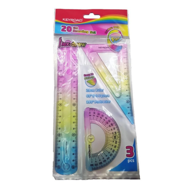 ΣΕΤ XAΡΑΚΕΣ FLEXI 3ΤΕΜ 20CM KEYROAD