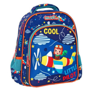 ΤΣΑΝΤΑ ΠΛΑΤΗΣ ΝΗΠΙΟΥ "LITTLE PILOT" 3D SOFT 2 ΘΗΚΕΣ MUST