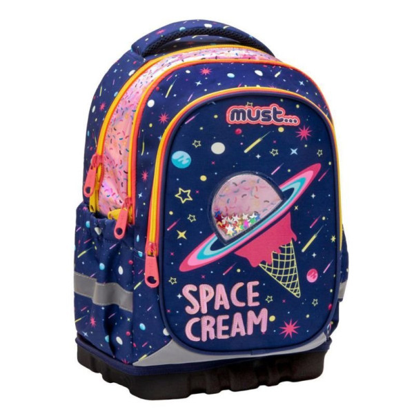 ΤΣΑΝΤΑ ΠΛΑΤΗΣ ΔΗΜΟΤΙΚΟΥ UNIQUE "SPACE CREAM" 3 ΘΗΚΕΣ MUST
