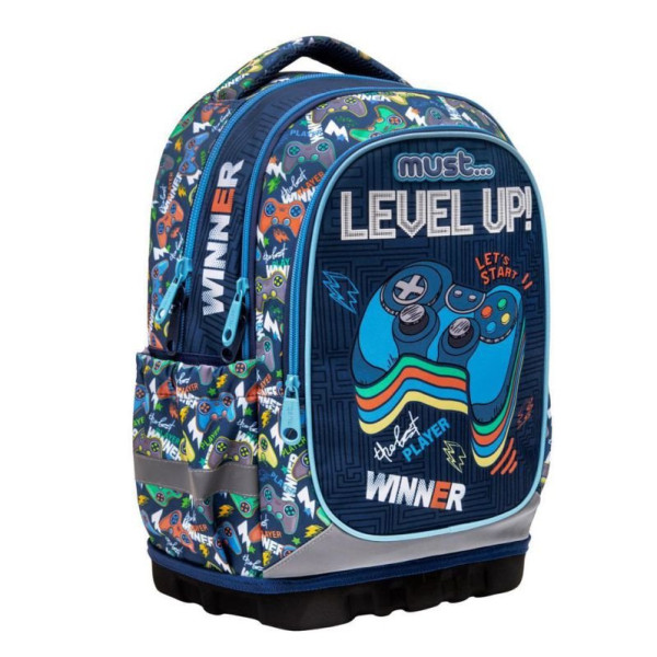 ΤΣΑΝΤΑ ΠΛΑΤΗΣ ΔΗΜΟΤΙΚΟΥ UNIQUE "LEVEL UP" 3 ΘΗΚΕΣ MUST
