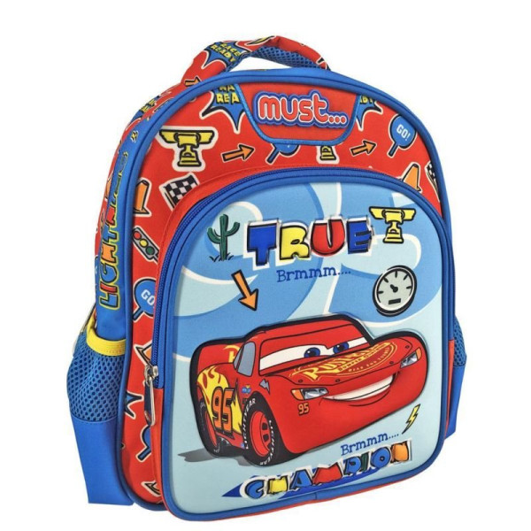 ΤΣΑΝΤΑ ΠΛΑΤΗΣ ΝΗΠΙΟΥ "CARS TRUE CHAMPION" DISNEY 2 ΘΗΚΕΣ MUST