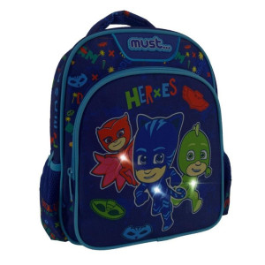 ΤΣΑΝΤΑ ΠΛΑΤΗΣ ΝΗΠΙΟΥ "PJ MASKS HEROES" 2 ΘΗΚΕΣ MUST