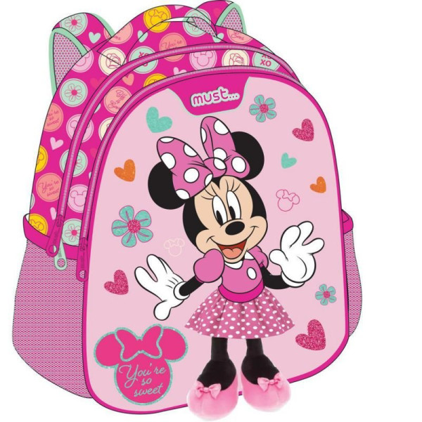 ΤΣΑΝΤΑ ΠΛΑΤΗΣ ΝΗΠΙΟΥ MINNIE MOUSE YOU ARE SO SWEET DISNEY MUST 2 ΘΗΚΕΣ