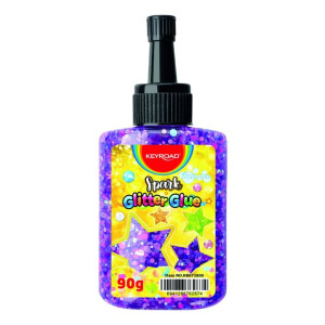 ΚΟΛΛΑ GLITTER ΧΡΩΜΑΤΙΣΤΗ ΥΓΡΗ 90GR KEYROAD ΣΕ 6ΧΡΩΜΑΤΑ