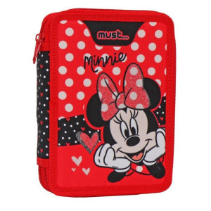 ΣΧΟΛΙΚΗ ΚΑΣΕΤΙΝΑ ΔΙΠΛΗ ΓΕΜΑΤΗ DISNEY "MINNIE MOUSE" MUST
