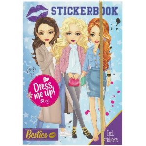 ΜΠΛΟΚ ΜΕ ΑΥΤΟΚΟΛΛΗΤΑ DRESS ME UP STICKERBOOK BESTIES A4, 10 ΦΥΛΛΑ