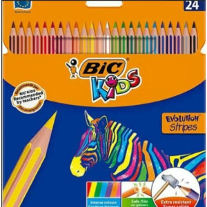 ΣΕΤ ΞΥΛΟΜΠΟΓΙΕΣ KIDS 24 ΧΡΩΜΑΤΑ BIC