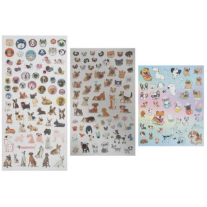 ΑΥΤΟΚΟΛΛΗΤΑ STICKER 100 ΤΜΧ ΓΑΤΕΣ-ΣΚΥΛΟΙ