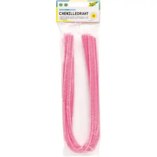 ΣΥΡΜΑ ΠΙΠΑΣ 8mm-50cm LIGHT PINK 10ΤΕΜ FOLIA