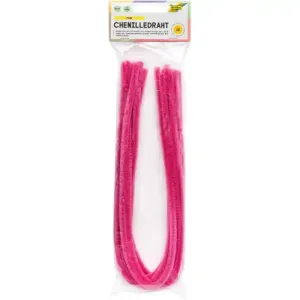 ΣΥΡΜΑ ΠΙΠΑΣ 8mm-50cm PINK 10ΤΕΜ FOLIA