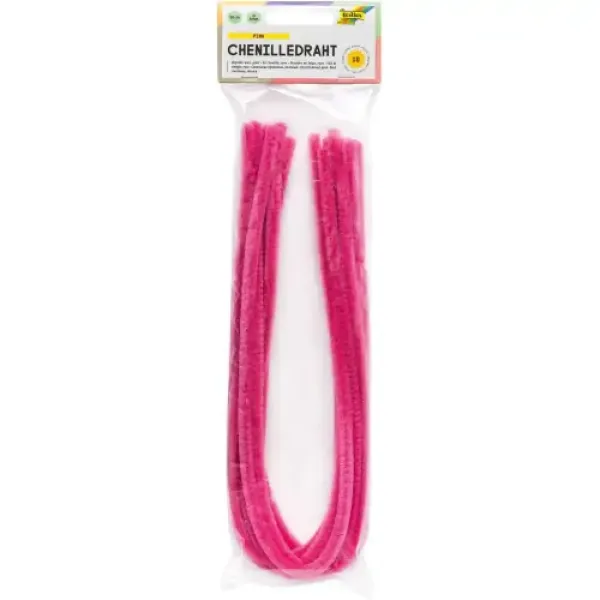 ΣΥΡΜΑ ΠΙΠΑΣ 8mm-50cm PINK 10ΤΕΜ FOLIA