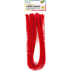 ΣΥΡΜΑ ΠΙΠΑΣ 8ΜΜ-50CM HOT RED 10ΤΕΜ FOLIA