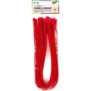 ΣΥΡΜΑ ΠΙΠΑΣ 8mm-50cm HOT RED 10ΤΕΜ FOLIA