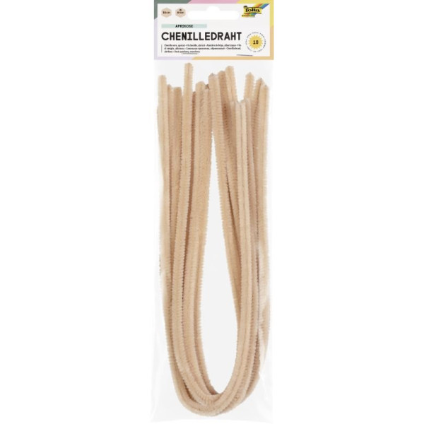 ΣΥΡΜΑ ΠΙΠΑΣ 8ΜΜ-50CM ΡΟΔΑΚΙΝΙ 10ΤΕΜ FOLIA