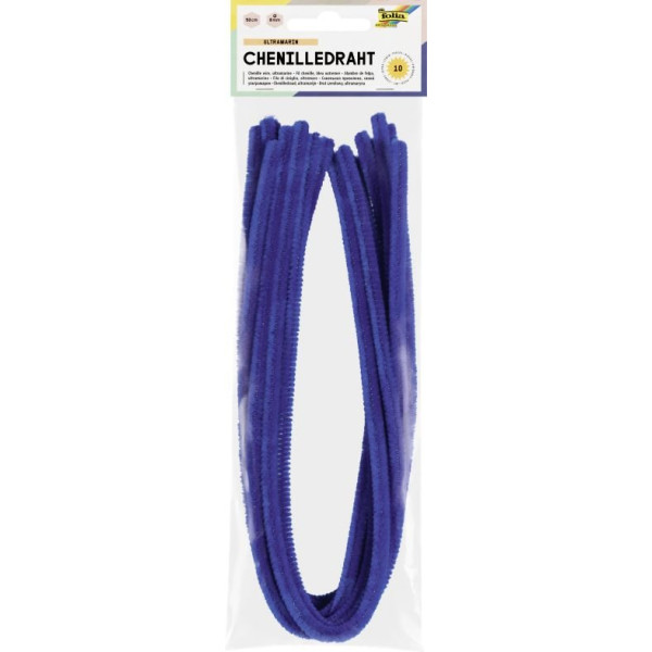 ΣΥΡΜΑ ΠΙΠΑΣ 8ΜΜ-50CM ULTRAMARINE 10ΤΕΜ FOLIA
