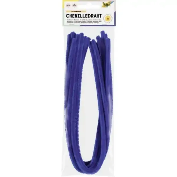 ΣΥΡΜΑ ΠΙΠΑΣ 8mm-50cm ULTRAMARINE 10ΤΕΜ FOLIA